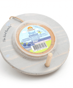 vogelmousse voederring grijs