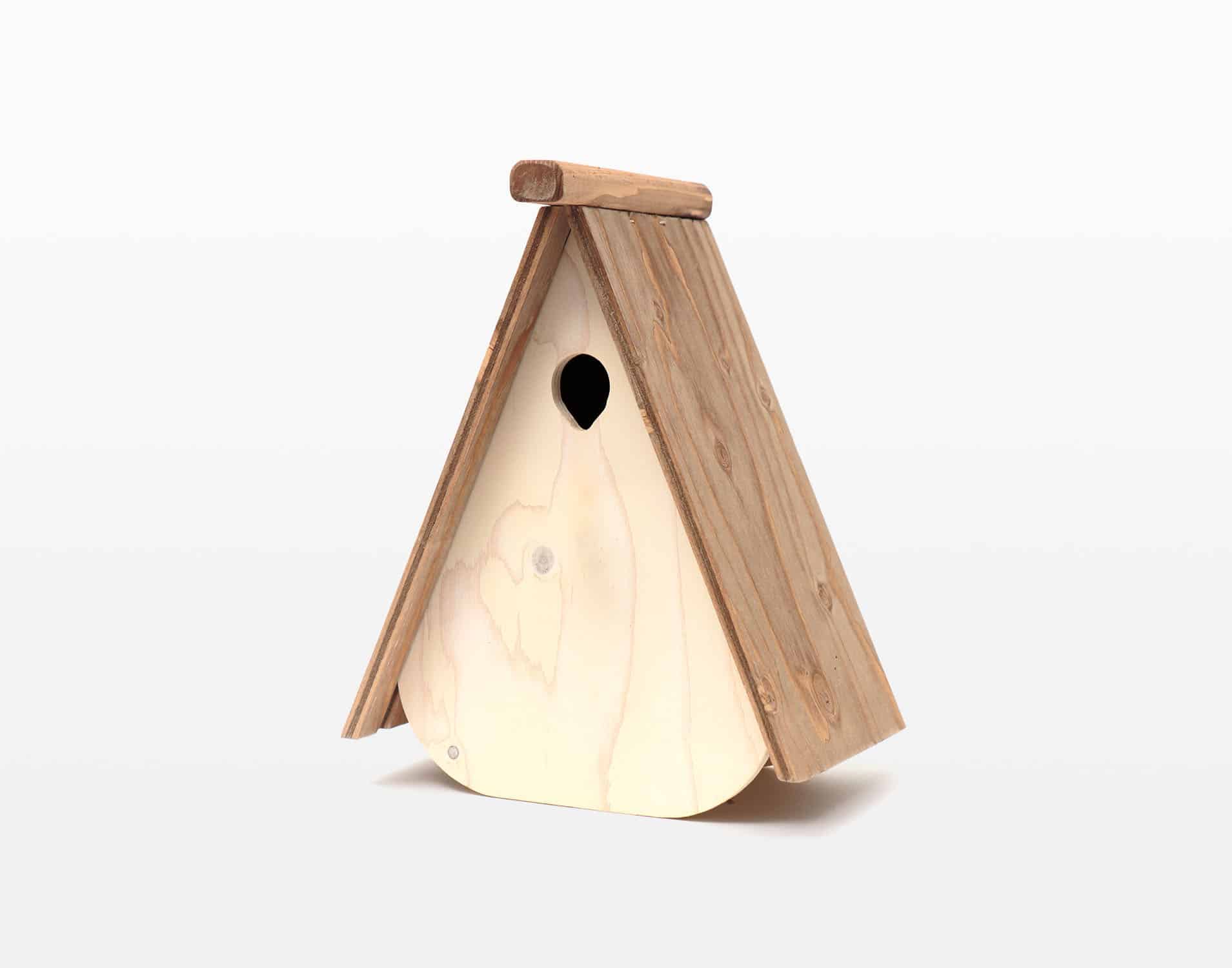 houten vogelvoederhuisje