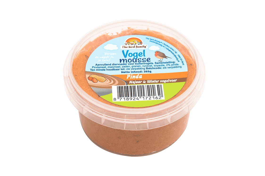 vogelmousse pinda