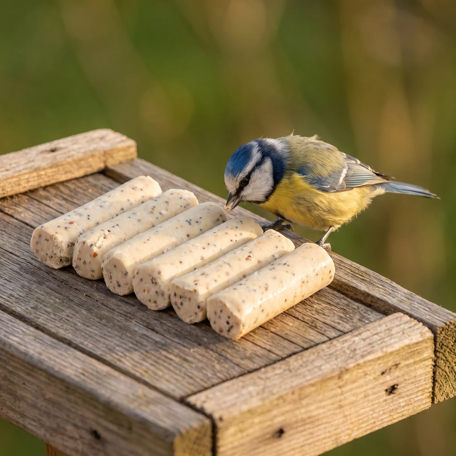 Pimpelmees eet van vetstaafjes high energy plus – The Bird Family