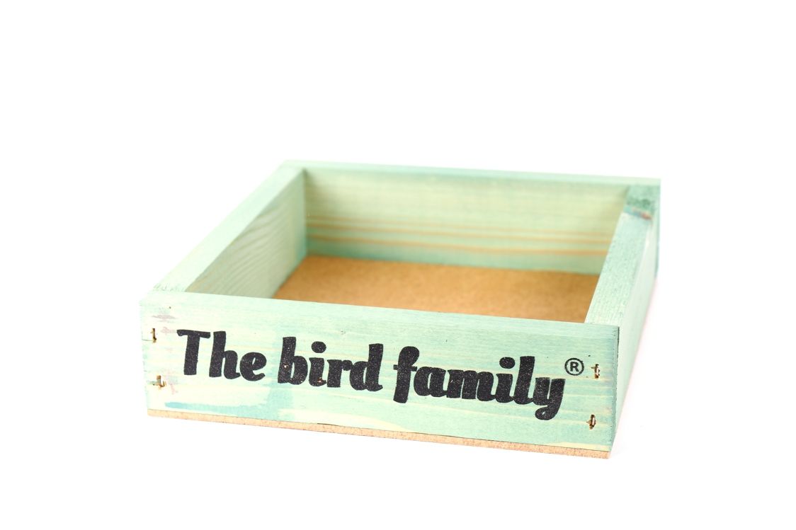 Voederplateau The bird family groen