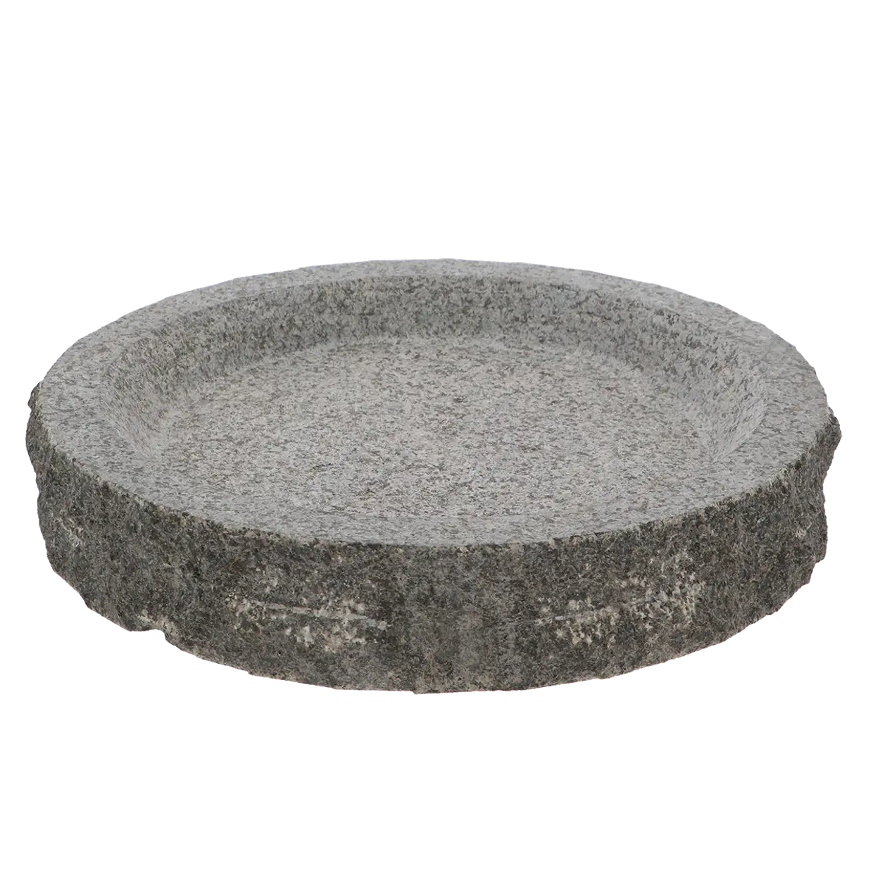 Granieten vogelbad – rond, groot (37 cm)