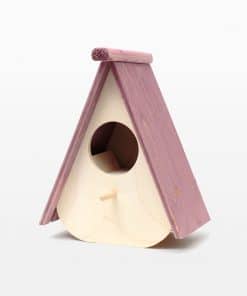vogelvoederhuisje paars